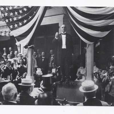 President McKinley Accepting the Nomination for the Second Term July 12, 1900 Blank W