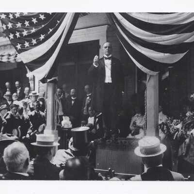 President McKinley Accepting the Nomination for the Second Term July 12, 1900 Blank MM