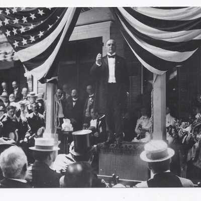 President McKinley Accepting the Nomination for the Second Term July 12, 1900 Blank JJ