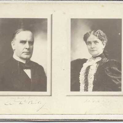 William McKinley and Ida McKinley.