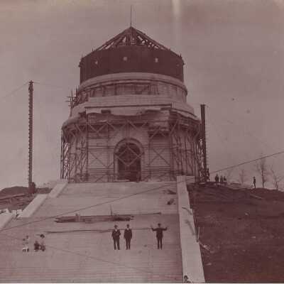 The McKinley Memorial Under Construction