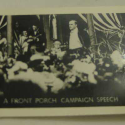 A Front Porch Campaign Speech