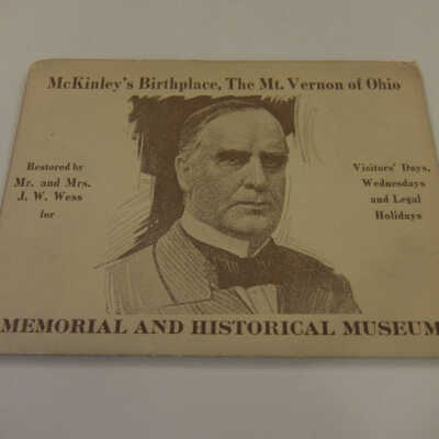 McKinley Birthplace, The Mt. Vernon of Ohio