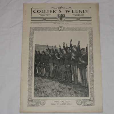 Collier's Weekly, Vol. 21 No. 9, "Taking The Oath."