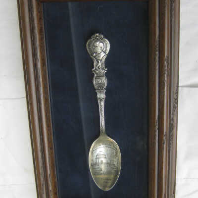 Silver Souvenir Spoon of McKinley Memorial