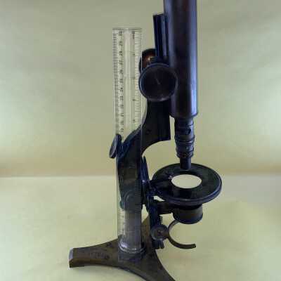 Monocular microscope c. 1874 - R & J Beck, London Philadelphia #10203.