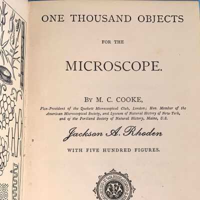 One Thousand Objects for the Microscope by Cooke