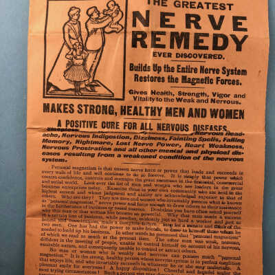 JV7 - Ephemera Binder - Book 4 - Various ads and instructions for patent medication-IMG_1417