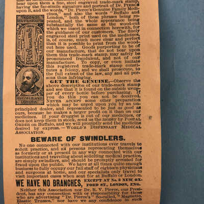 JV7 - Ephemera Binder - Book 4 - Various ads and instructions for patent medication-IMG_1419