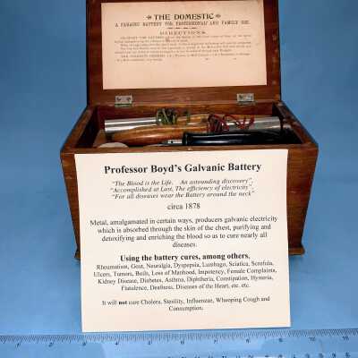 GALVANIC BATTERY, PROF. BOYD'S