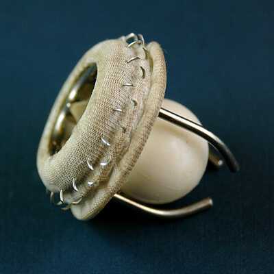 McGoverrn-Chromic Aortic Prosthetic Heart Valve with Barium Ball (6)