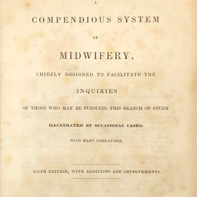 BOOK - MIDWIFERY - 1833