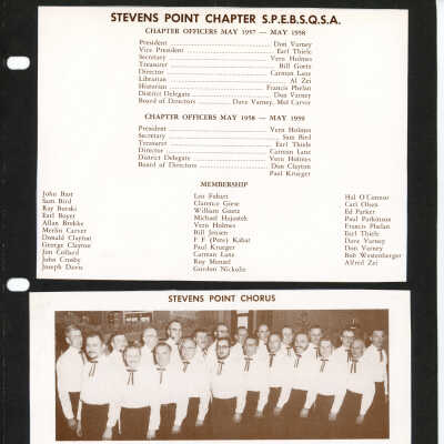 Barbershoppers historical documents