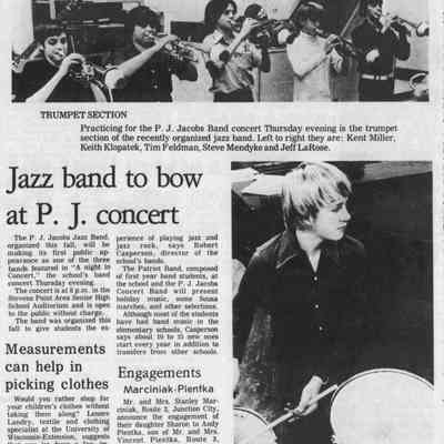 1973, PJ Jacobs jazz band