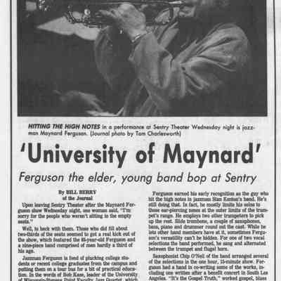 1993, Maynard Ferguson