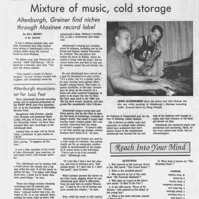 1993, John Altenburgh, John Greiner