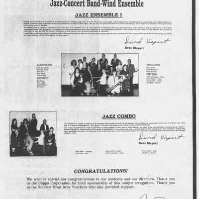 1989, SPASH jazz ensemble