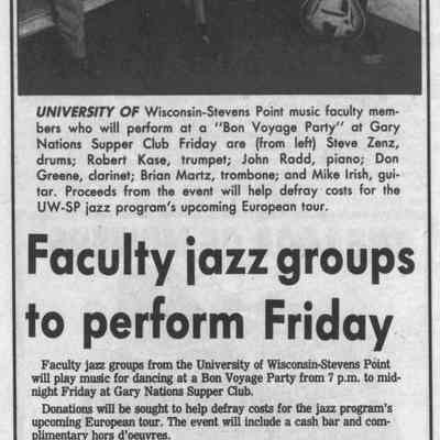 1989, UWSP jazz