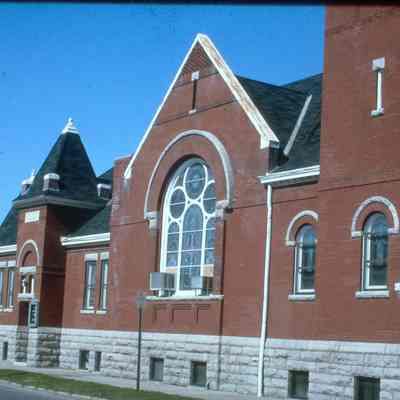 Believers' Church, formerly the congreational, on corner of Church Avenue and Franklin Street in Oshkosh, WI. 1894?