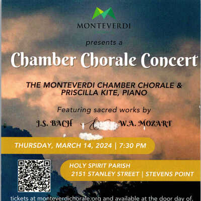 Monteverdi Chorale program