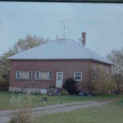 Lysne School, Corner Highways T and SS. Town of Amherst.