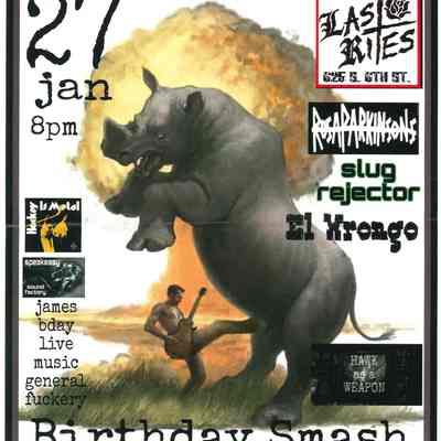 Last Rites, Rosa Parkinsons, Slug Rejector, El Wrongo, Hawk as a Weapon.