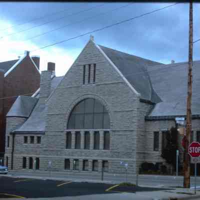 Trinity Episcopal Church, corner of Algoma Blvd and Division Street in Oshkosh. 1887