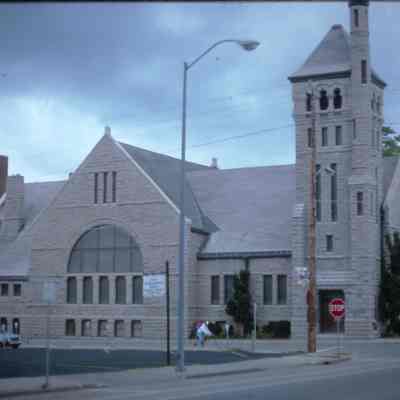 Trinity Episcopal Church, corner of Algoma Blvd and Division Street in Oshkosh. 1887