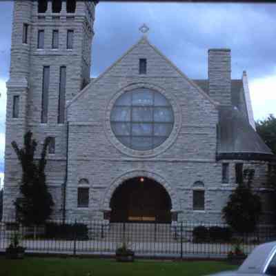 Trinity Episcopal Church, corner of Algoma Blvd and Division Street in Oshkosh. 1887