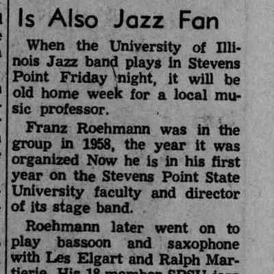 1970, Franz Roehmann