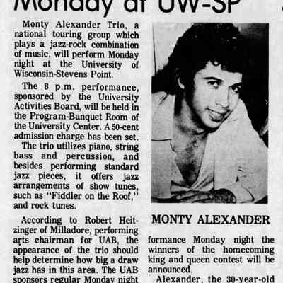 1974, Monty Alexander