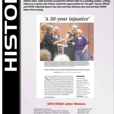 A 50 year injustice, SPASH class of 1972 athletic letter ceremony