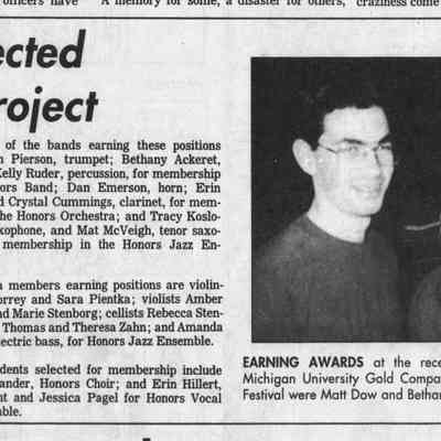 1997, Matt Dow, Bethany Ackeret