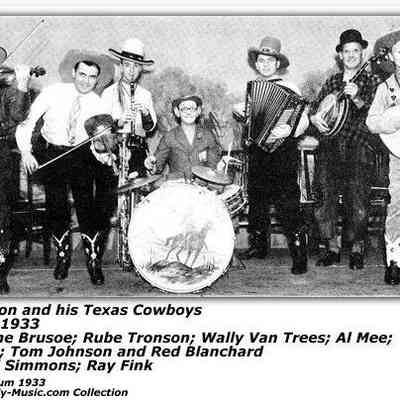 Rube Tronson and his Texas Cowboys, 1933