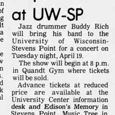 1977, Buddy Rich