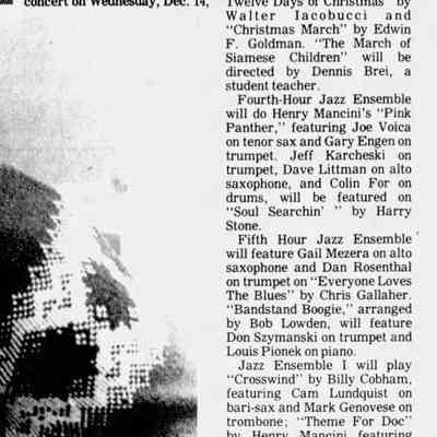 1976, SPASH jazz band