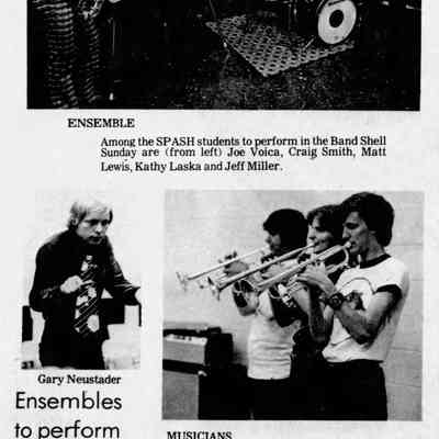 1977, Gary Neustader, SPASH jazz ensembles