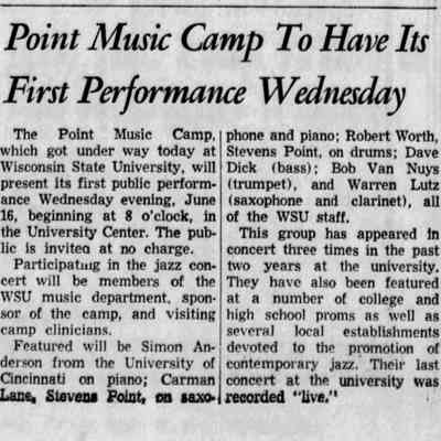 1965, Carman Lane, Bob Worth