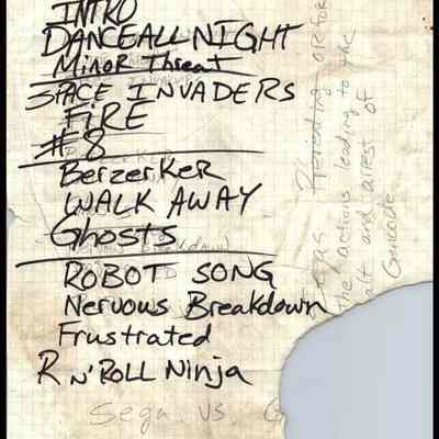 Song list for Sega Genocide