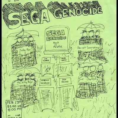 Sega Genocide, Secret Secretions, The Jetty Boys, True Sophistry, Sullen Riot, at the Afterdark.