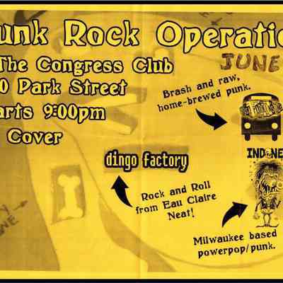 Rosa Parkinsons, Dingo Factory, Indonesian Junk, at The Congress Club.