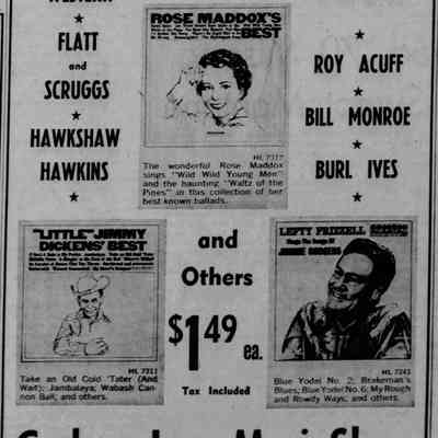 1964, Graham-Lane Music Shop