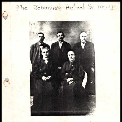 Johannes Hetzel family