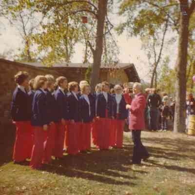 Art in the Park and board meeting, 1976