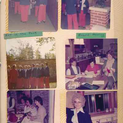 Art in the Park and board meeting, 1976