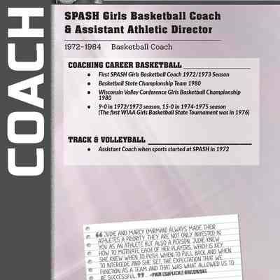Coach Judie Janquart, SPASH