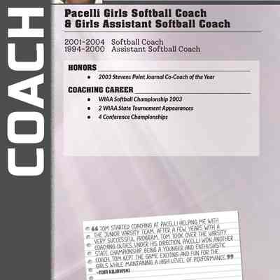 Coach Tom Quimby, Pacelli