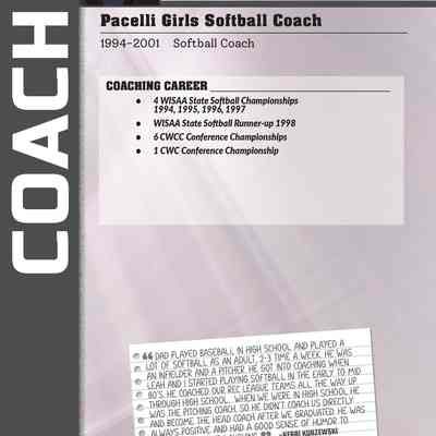 Coach Ron Kurzewski, Pacello