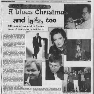 2000, Wisconsin Christmas Jazz and Blues Show