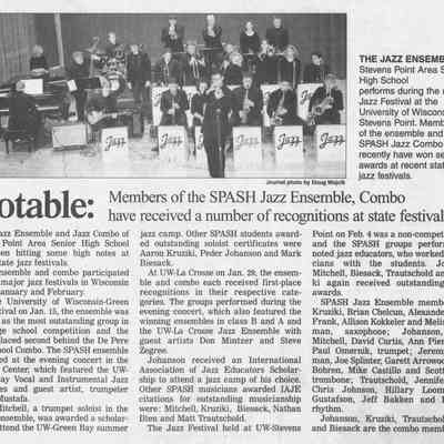 2000, SPASH jazz ensemble